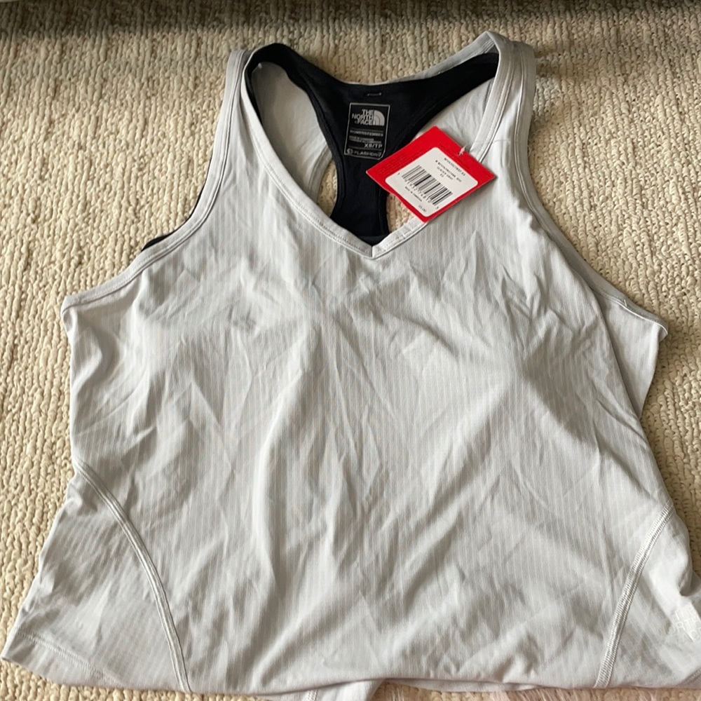 North Face tank and sports bra set